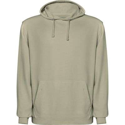 Sudadera unisex con capucha acabado lavado ácido Kaki Claro Lavado 2Xl