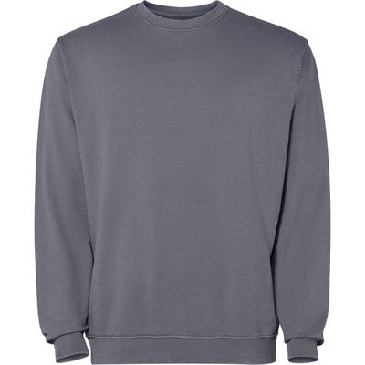 Sudadera unisex cuello redondo Gris Cielo Lavado 3Xl