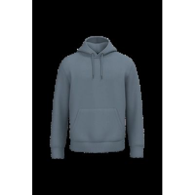 Sudadera algodón orgánico con capucha Mineral Grey S