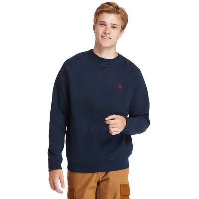 Sudadera con cuello redondo y corte recto Dark Sapphire 3Xl