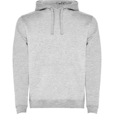 Sudadera con Capucha y Bolsillo Canguro Blanco Ceniza Vigore 2Xl
