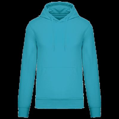 Sudadera capucha ecorresponsable Sea Turquoise Xxl