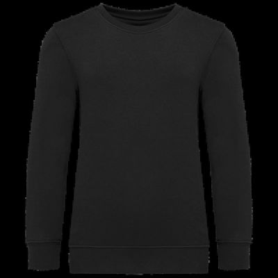 Sudadera infantil felpa perchada ajustada Black 6/8 Ans