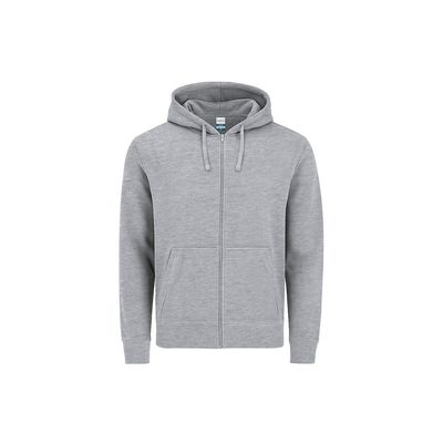 Sudadera adulto con cremallera y capucha Gri Xxl