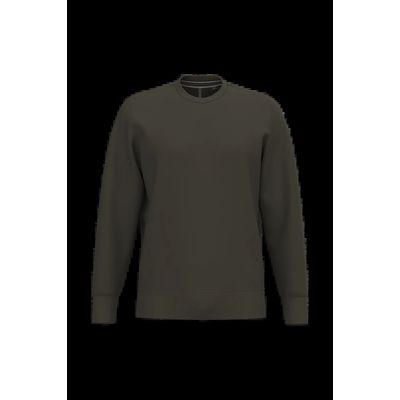 Sudadera cuello redondo algodón Dark Khaki Xxl