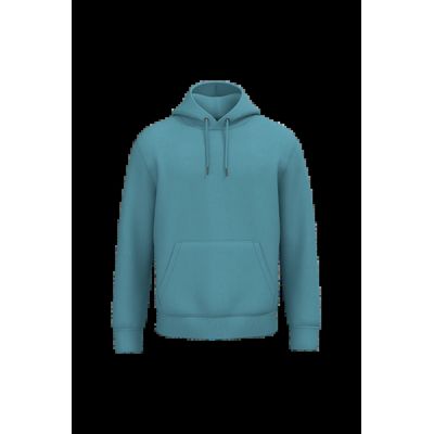 Sudadera algodón orgánico con capucha Adriatic Blue Xl