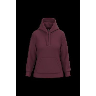 Sudadera de mujer con capucha y bolsillos Wine Xl