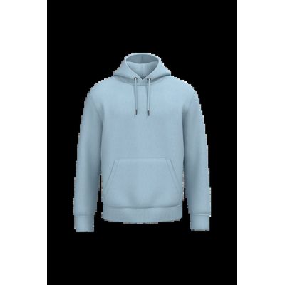 Sudadera algodón orgánico con capucha Aquamarine S