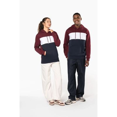Sudadera tricolor unisex