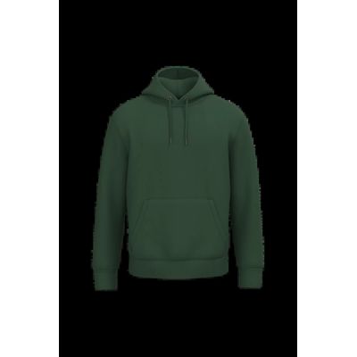 Sudadera algodón orgánico con capucha Forest Green M