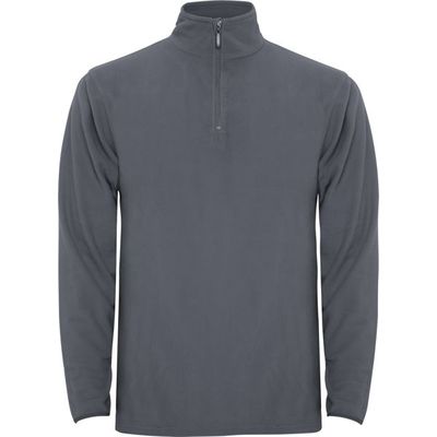 Sudadera Micropolar y Cuello Cremallera Plomo L