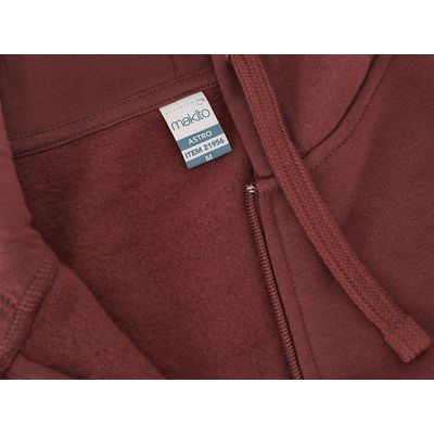 Sudadera adulto con cremallera y capucha
