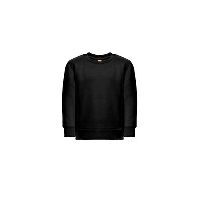 Sudadera Niño 300g Interior Cardado Negro 10
