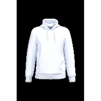 Sudadera sin cremallera con capucha y bolsillo canguro White Xxl