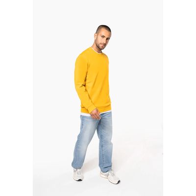 Sudadera algodón poliéster cuello redondo