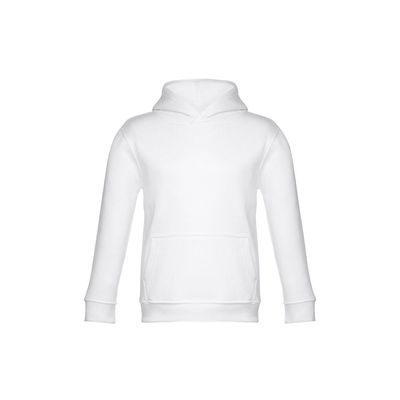 Sudadera unisex para niños con capucha Blanco 10