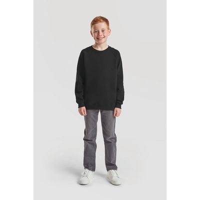 Sudadera Color manga raglán niños Black 3/4 Ans