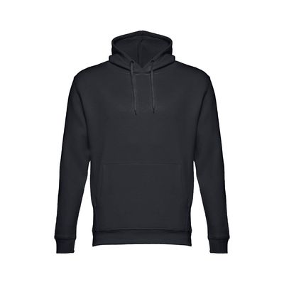 Sudadera Capucha Unisex Bolsillo Marsupial Negro L