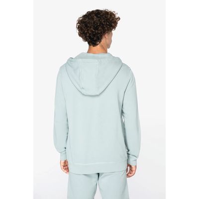 Sudadera organic con cremallera y capucha