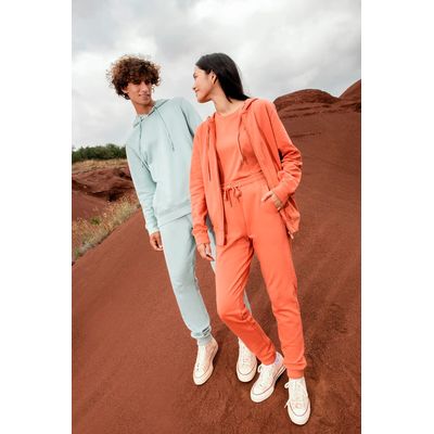 Sudadera organic con cremallera y capucha
