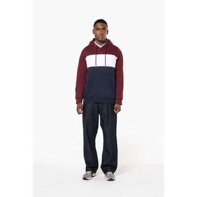 Sudadera tricolor unisex