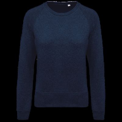 Sudadera algodón orgánico cuello redondo French Navy Heather Xxl