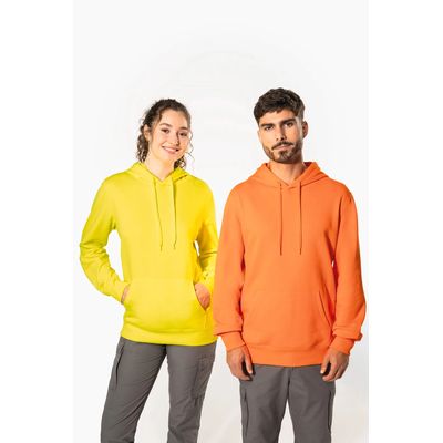 Sudadera sin cremallera con capucha y bolsillo canguro