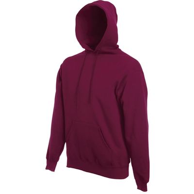 Sudadera clásica con capucha Burgundy Xl