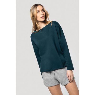 Sudadera amplia para chica Amazon Green S/M