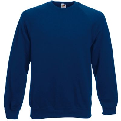 Sudadera manga raglán Navy Xxl