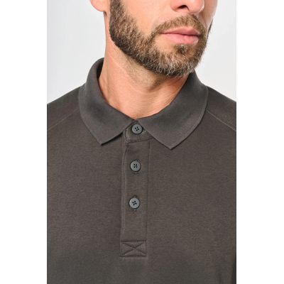 Sudadera cuello polo