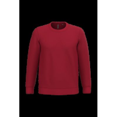 Sudadera algodón poliéster cuello redondo Cherry Red L