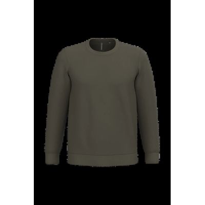 Sudadera algodón poliéster cuello redondo Dark Khaki 4Xl
