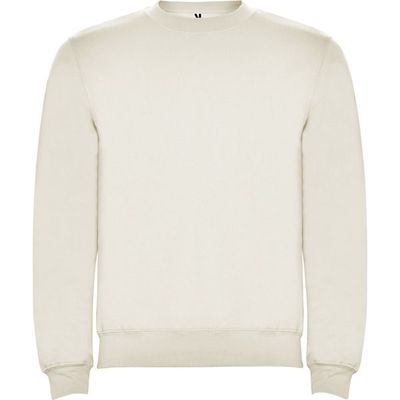 Sudadera Unisex Colores con Elastano Blanco Vintage L