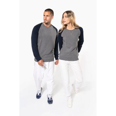 Sudadera bicolor hombre
