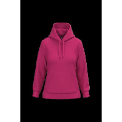 Sudadera de mujer con capucha y bolsillos Fuchsia S