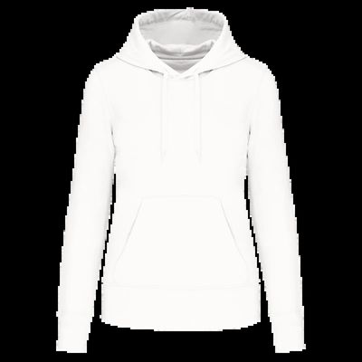 Sudadera capucha eco mujer White S