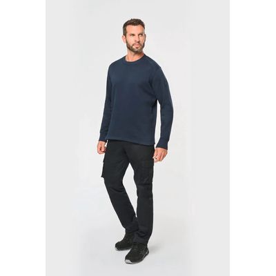 Sudadera manga montada