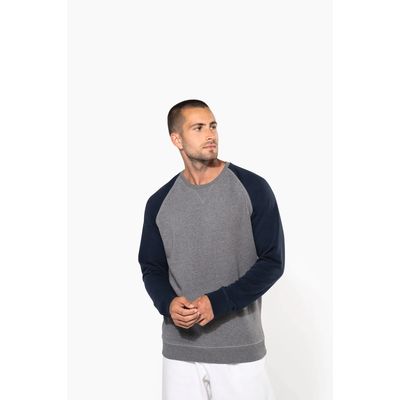 Sudadera bicolor hombre