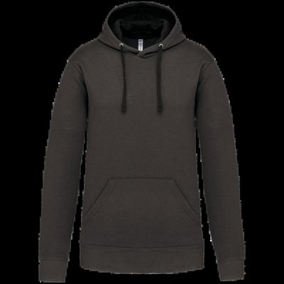 Sudadera clásica con capucha y bolsillo Dark Grey / Black 4Xl