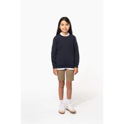 Sudadera infantil felpa perchada ajustada