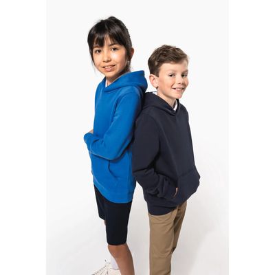 Sudadera básica infantil con capucha