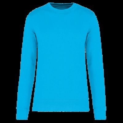 Sudadera eco corte recto Sea Turquoise S