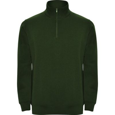 Sudadera Felpa Cuello Alto Verde Botella Xs