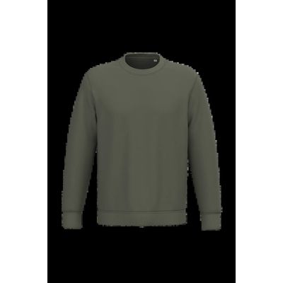 Sudadera lisa Unisex Organic Khaki Xs