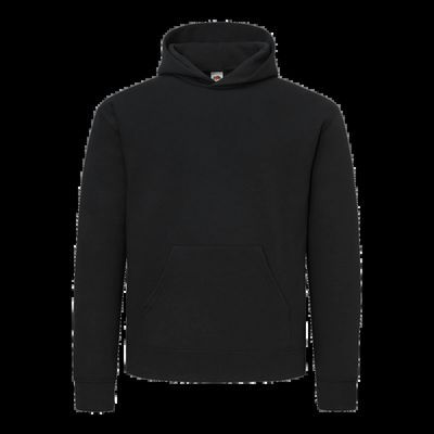 Sudadera hombre de algodón con capucha Black S