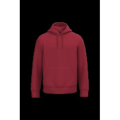 Sudadera algodón orgánico con capucha Hibiscus Red 4Xl