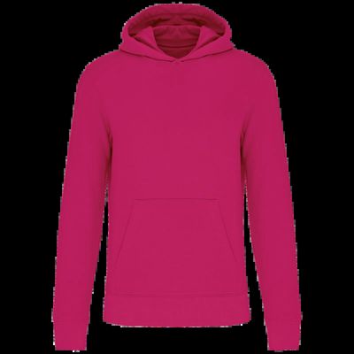 Sudadera capucha algodón orgánico niños Fuchsia 4/6 Ans
