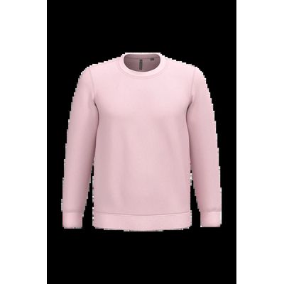 Sudadera algodón poliéster cuello redondo Pale Pink Xs