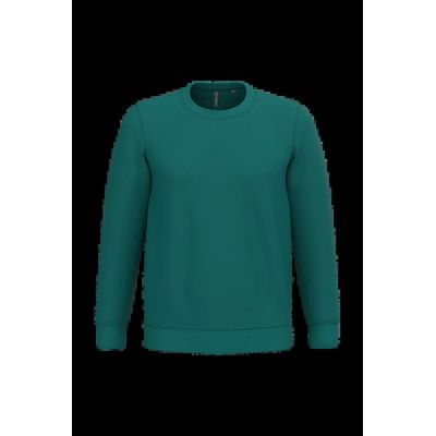 Sudadera algodón poliéster cuello redondo Emerald Green Xxl